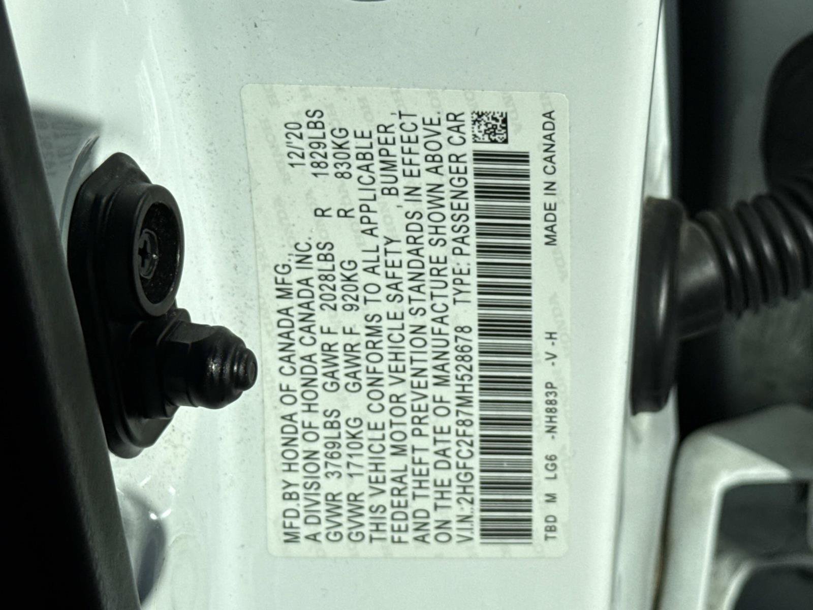 Used 2021 Honda Civic Sport image 25