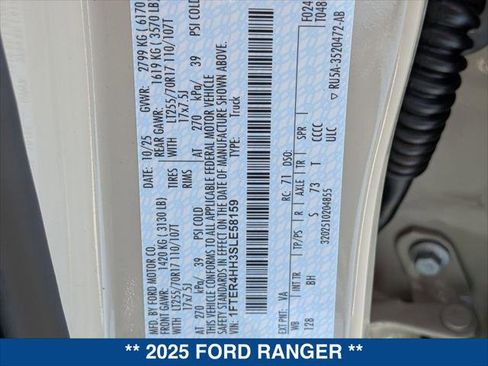 New 2025 Ford Ranger XLT image 22