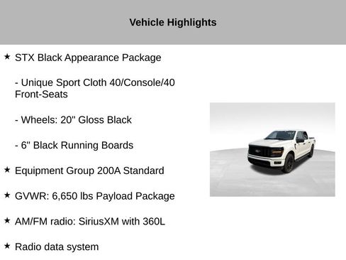 Used 2024 Ford F150 STX w/ STX Black Appearance Package AWD/4WD image 13