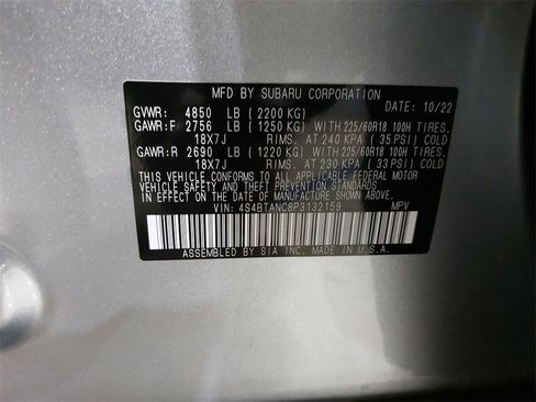 Used 2023 Subaru Outback Limited image 36