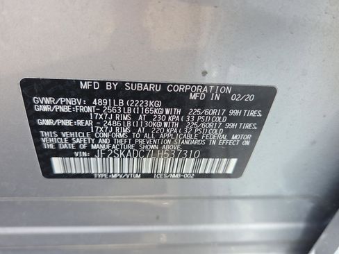 Used 2020 Subaru Forester Base w/ Alloy Wheel Package image 22