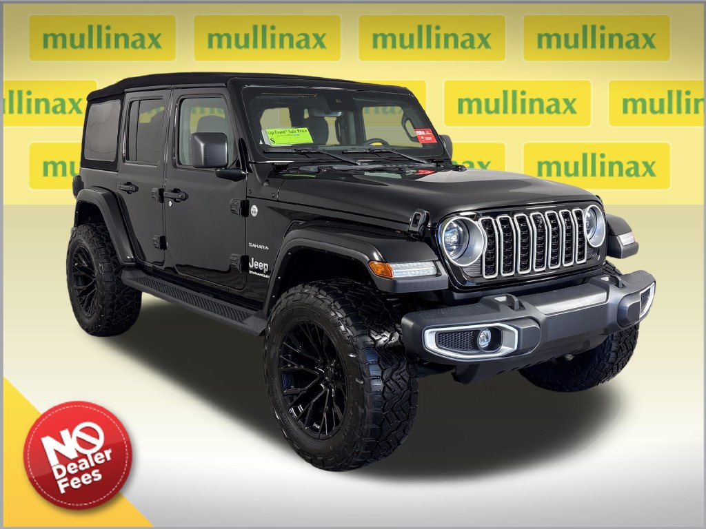 Used 2024 Jeep Wrangler Unlimited Sahara w/ Technology Group AWD/4WD 360° Tour