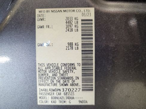 Used 2023 Nissan Altima 2.5 SV image 33