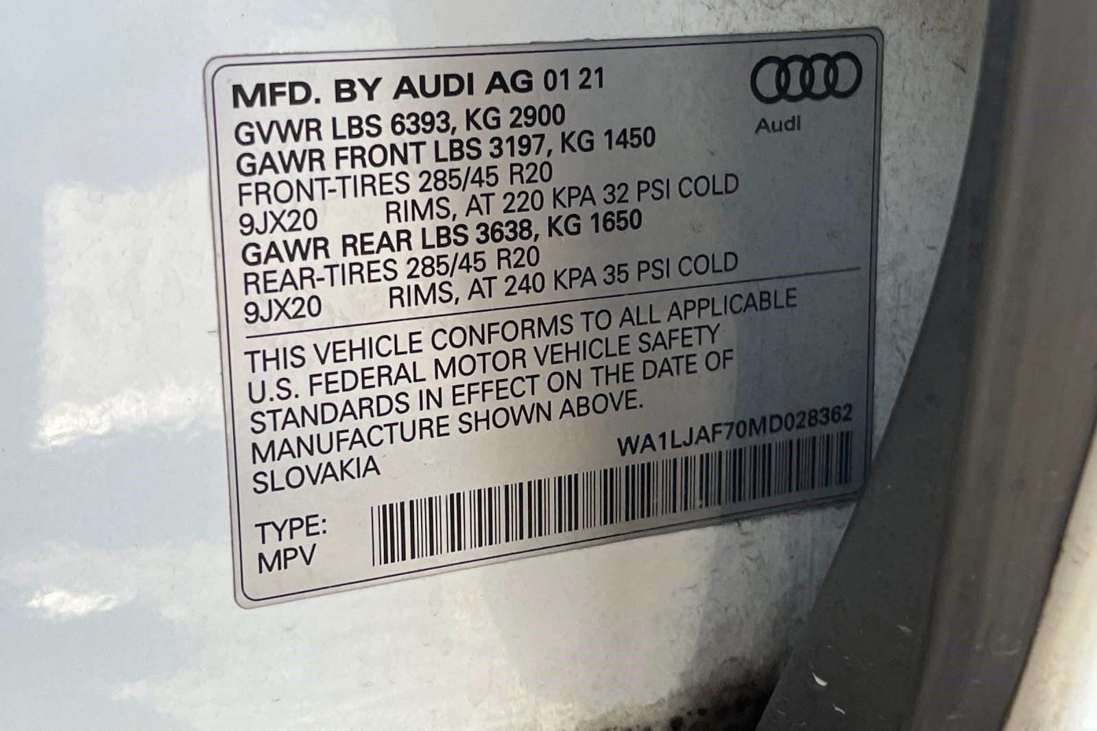 Used 2021 Audi Q7 2.0T Premium Plus w/ Executive Package AWD/4WD image 10
