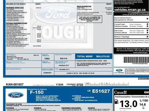 Used 2020 Ford F150 XLT w/ Equipment Group 302A Luxury image 40