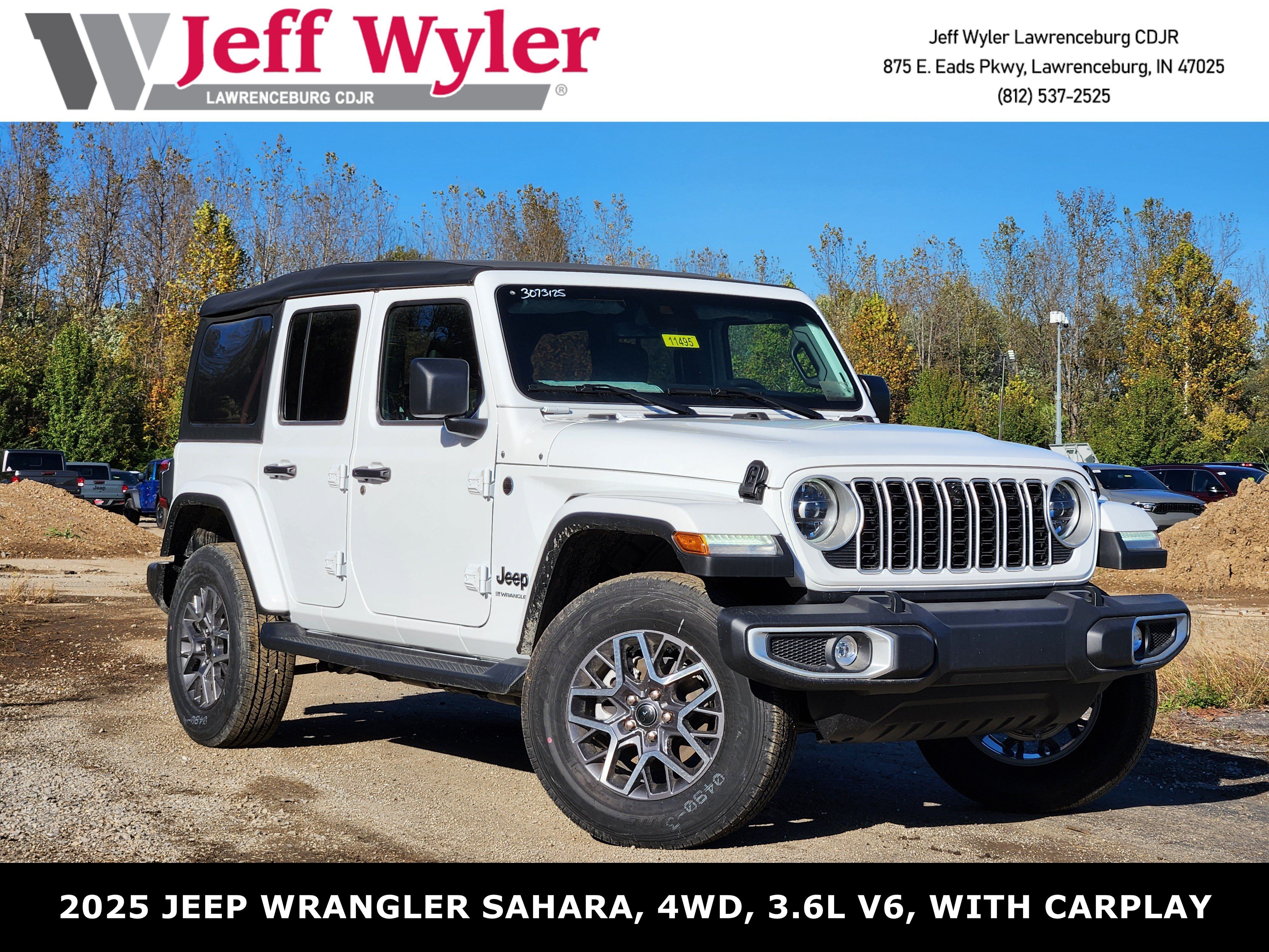New 2025 Jeep Wrangler Unlimited Sahara AWD/4WD image 1