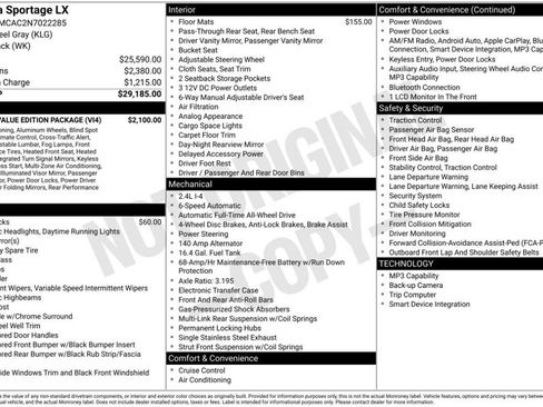 Used 2022 Kia Sportage LX w/ LX AWD Value Edition Package image 3
