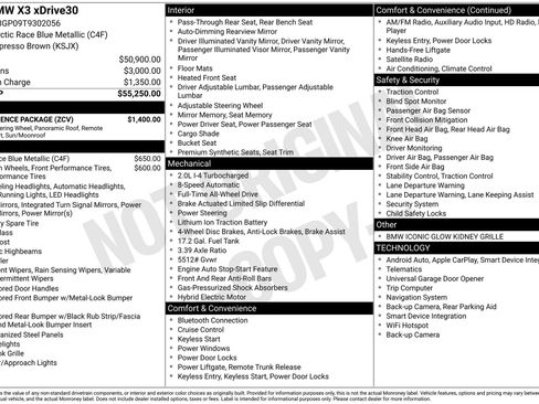New 2026 BMW X3 xDrive30 w/ Convenience Package image 11