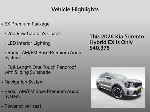 New 2026 Kia Sorento EX w/ EX Premium Package image 5