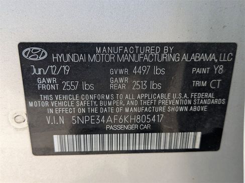 Used 2019 Hyundai Sonata Sport w/ Tech Package 03 image 22