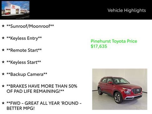 Certified 2024 Hyundai Venue SEL image 13