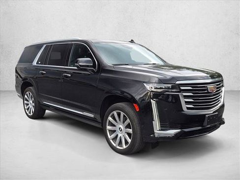 Used 2021 Cadillac Escalade ESV Premium Luxury Platinum w/ Heavy-Duty Trailer Package AWD/4WD image 3
