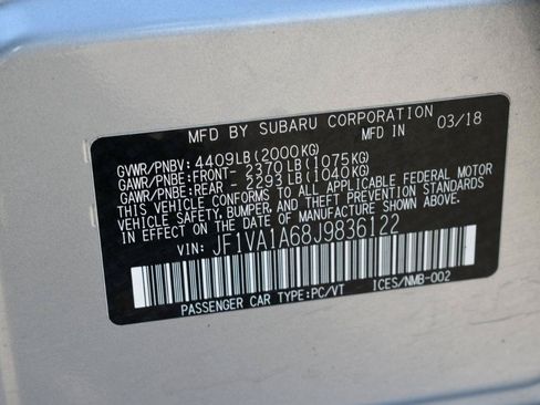Used 2018 Subaru WRX AWD/4WD image 45