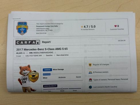 Used 2017 Mercedes-Benz S 65 AMG Coupe image 43
