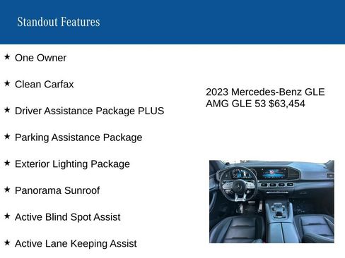 Certified 2023 Mercedes-Benz GLE 53 AMG 4MATIC image 8