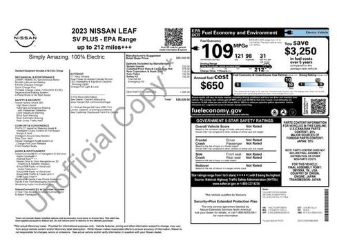 Used 2023 Nissan Leaf SV Plus image 34