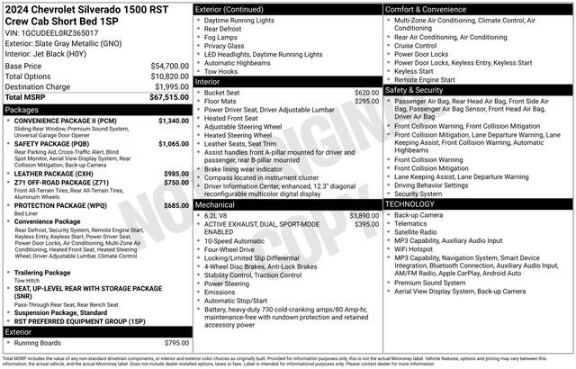 Certified 2024 Chevrolet Silverado 1500 RST w/ Convenience Package II AWD/4WD image 7