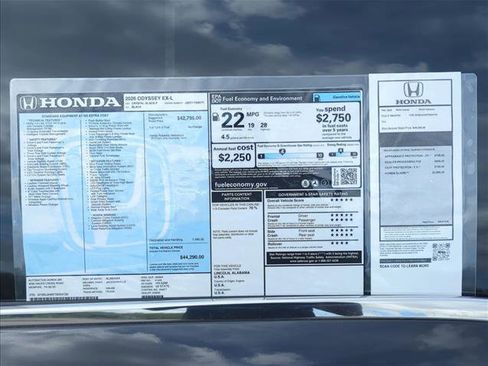 New 2026 Honda Odyssey EX-L image 24