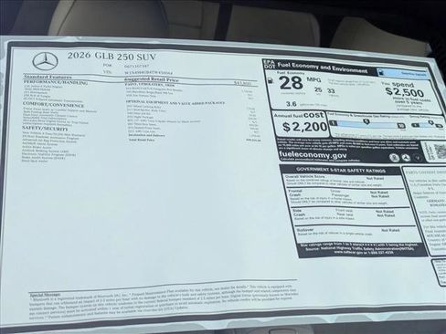 New 2026 Mercedes-Benz GLB 250 image 17