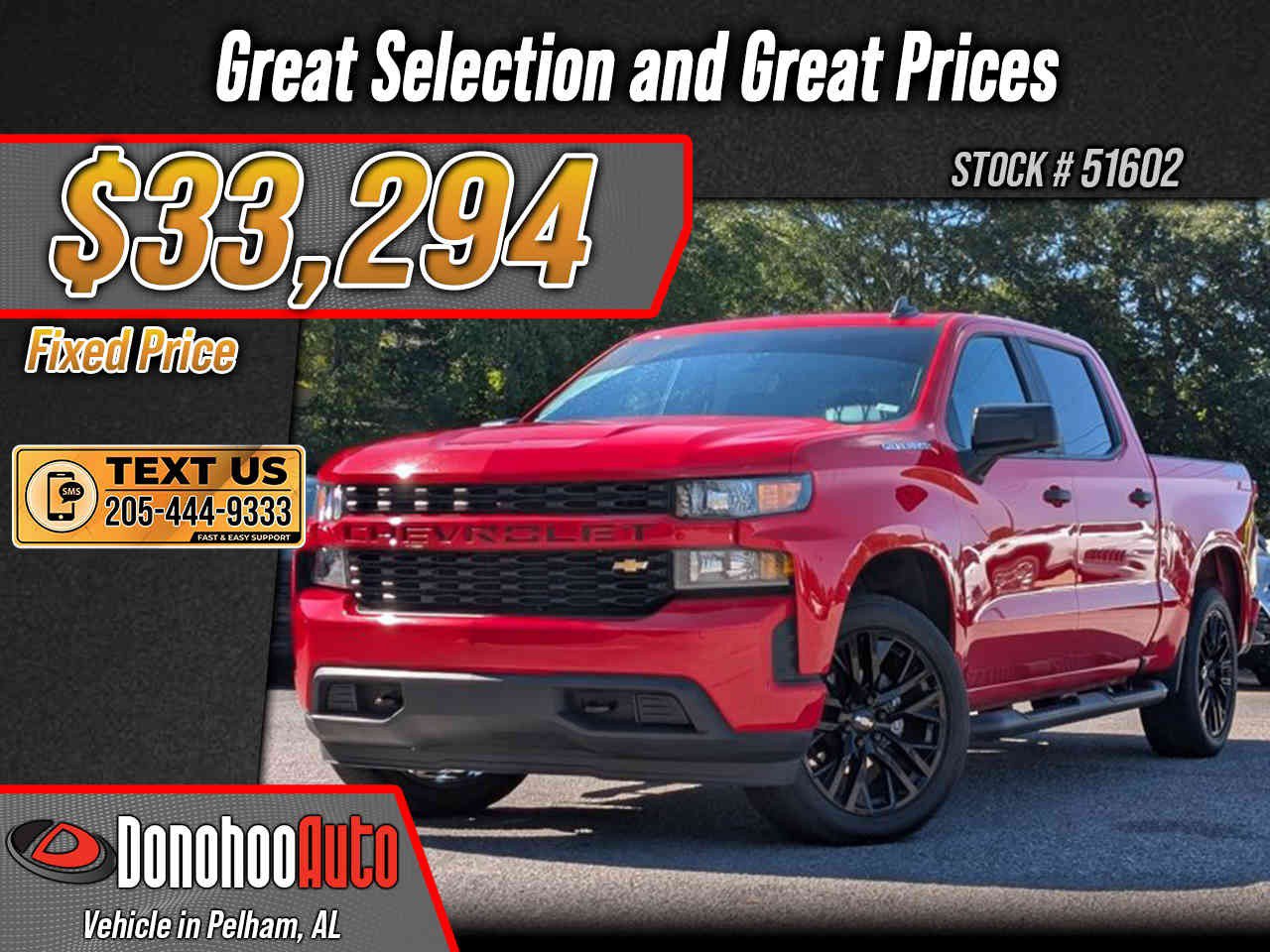 Used 2020 Chevrolet Silverado 1500 Custom w/ Custom Value Package AWD/4WD image 1