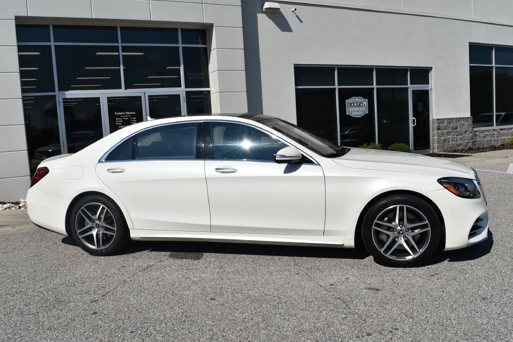 Used 2019 Mercedes-Benz S 450 4MATIC Sedan w/ AMG Line Exterior image 2
