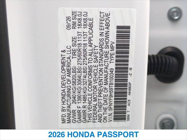 New 2026 Honda Passport TrailSport image 27