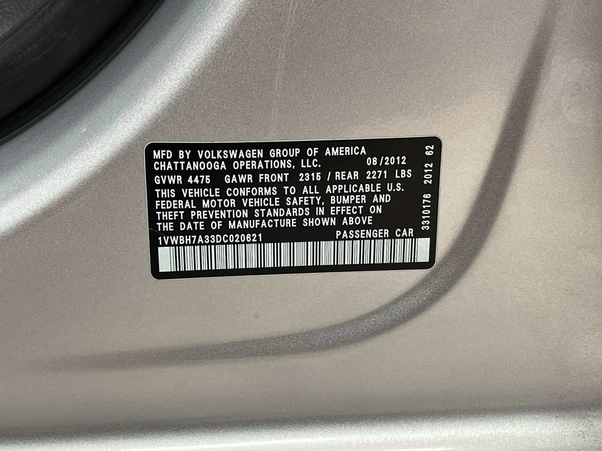 Used 2013 Volkswagen Passat 2.5 SE FWD image 35