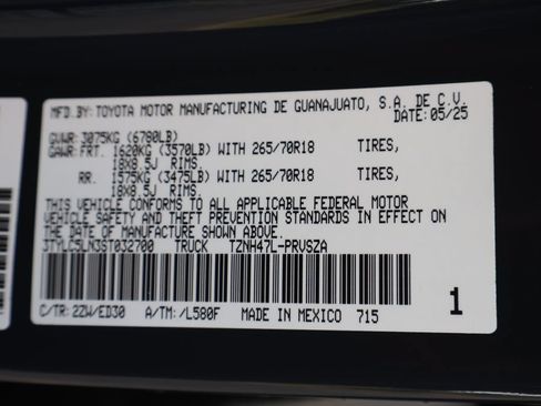 Certified 2025 Toyota Tacoma TRD Pro AWD/4WD image 30