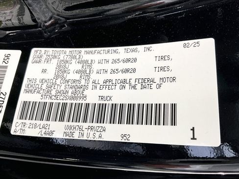 New 2025 Toyota Tundra Platinum AWD/4WD image 20