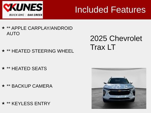 Used 2025 Chevrolet Trax LT w/ LT Convenience Package FWD image 2