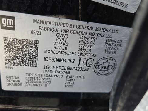 Used 2021 Chevrolet Silverado 1500 LT Trail Boss w/ Bed Protection Package image 31