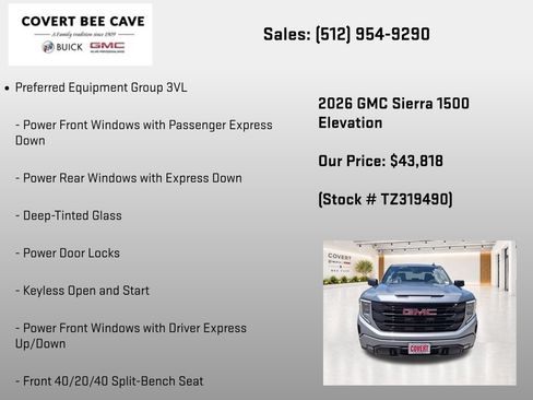 New 2026 GMC Sierra 1500 Elevation AWD/4WD image 7