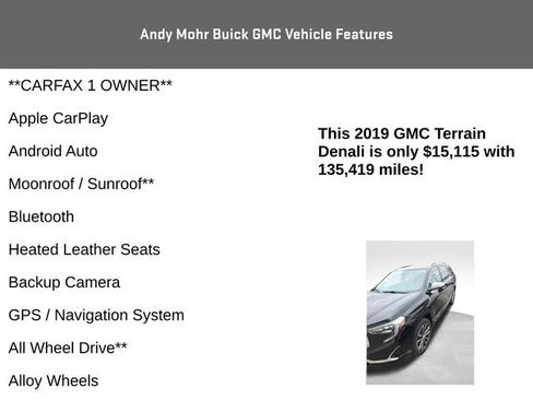 Used 2019 GMC Terrain Denali w/ Advanced Safety Package image 4