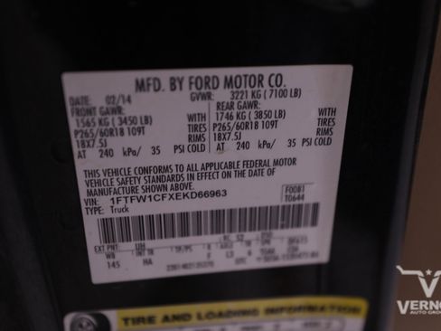 Used 2014 Ford F150 Lariat w/ Equipment Group 501A Mid image 13