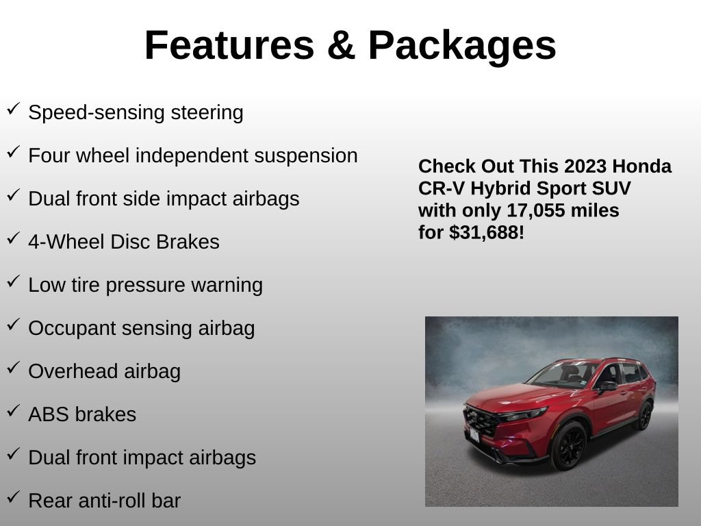 Certified 2023 Honda CR-V Sport image 12