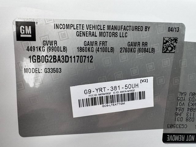 Used 2013 Chevrolet Express 3500 w/ School Bus Package RWD image 19