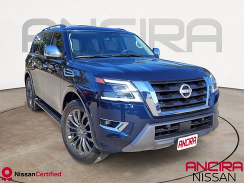 Used 2024 Nissan Armada Platinum w/ Captain's Chairs Package image 1