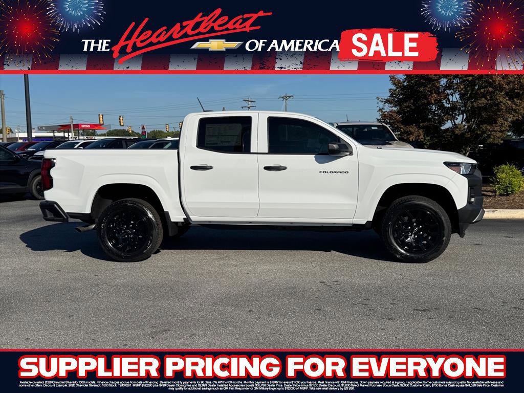 New 2026 Chevrolet Colorado W/T w/ WT Custom Package RWD image 2