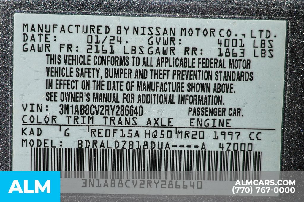 Used 2024 Nissan Sentra SV FWD image 53