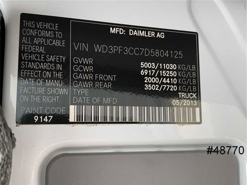 Used 2013 Mercedes-Benz Sprinter 3500 image 22