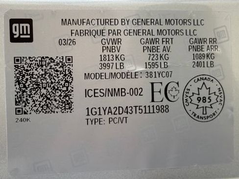 Used 2026 Chevrolet Corvette Stingray Coupe w/ 1LT RWD image 34