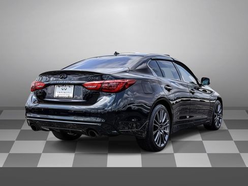 Used 2023 INFINITI Q50 Red Sport 400 w/ Black Opal Edition AWD/4WD image 6