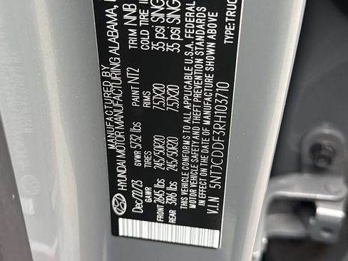 Certified 2024 Hyundai Santa Cruz Night AWD/4WD image 29