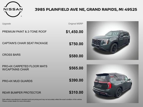 New 2026 Nissan Armada PRO-4X w/ Captain's Chari Seat Package AWD/4WD image 6
