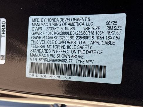 Used 2025 Honda Odyssey EX-L image 17