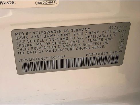 Used 2012 Volkswagen CC Sport FWD image 32