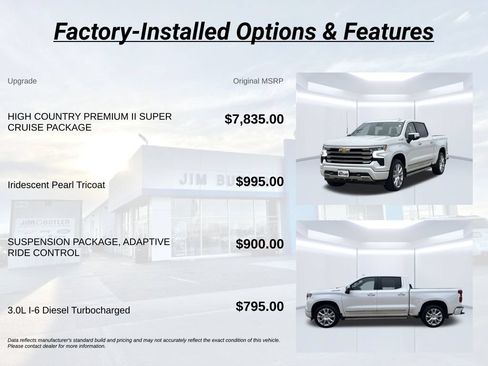 Used 2025 Chevrolet Silverado 1500 High Country AWD/4WD image 3