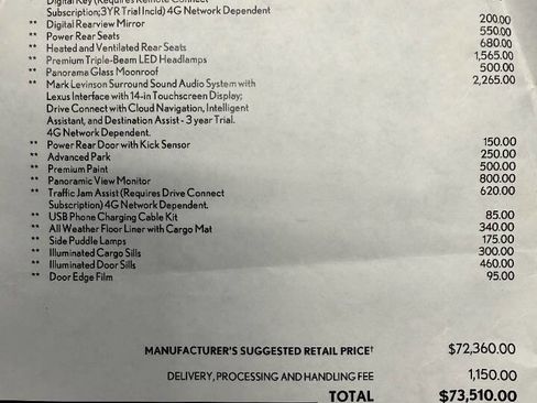 Used 2023 Lexus RX 500h F Sport image 39