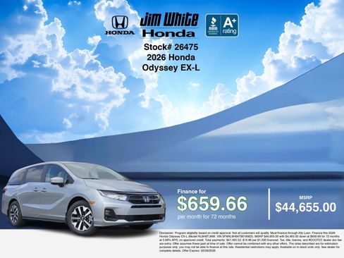 New 2026 Honda Odyssey EX-L image 7