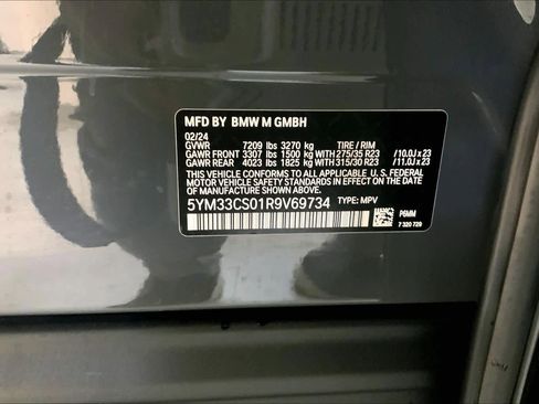 Used 2024 BMW XM Label Red image 36